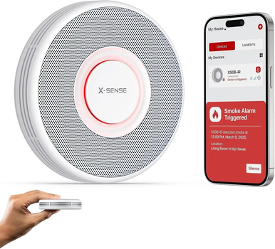 Датчик диму WIFI з голосовими сповіщеннями на смартфон X-Sense XS0B-iR