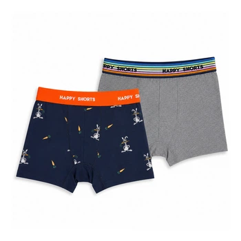 Трусики-боксеры набор 2 шт. для мальчика Happy Shorts LIDL HS-J-1131 158-164 см (12-14 years) Комбинированный