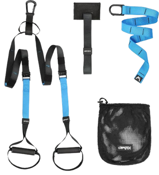 Комплект еспандерів Gymtek Pro 124179 Чорно-синій (5907766663843)