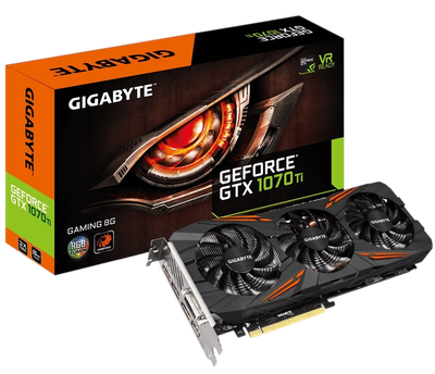 Відеокарта GeForce GTX 1070 Ti 8GB Gigabyte Gaming (GV-N107TGAMING-8GD) Б/В