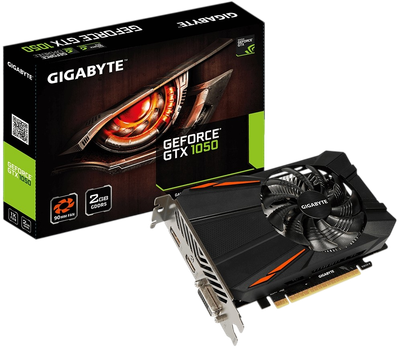 Відеокарта GeForce GTX 1050 2GB Gigabyte D5 (GV-N1050D5-2GD) Б/В