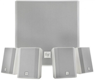 Компактная акустическая система Electro-Voice EVID-S44W 4 сателлита + сабвуфер Белая (8717332979066)