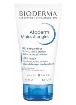 Ультра-живильний крем для рук та нігтів Bioderma Atoderm Mains & ongles Ulra-Nourishing, 50 м