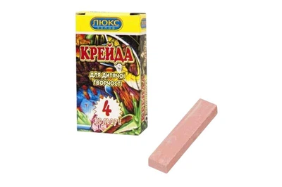 Крейда Квадрат 4 кольори 10*15*70мм. КК-1404