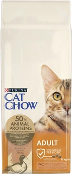 Сухой корм для взрослых кошек Purina Cat Chow Adult с уткой 15 кг