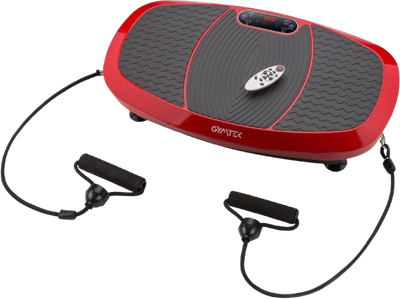 Вібраційна платформа Gymtek XP750 3D Intense з пультом Червоно-чорна 69764 (5907766660118)
