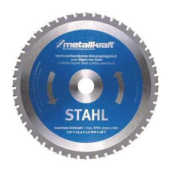 Пильный диск по стали Metallkraft 230x2.0x25.4 mm Z48, Япония