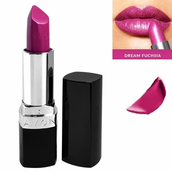 Увлажняющая кремовая помада Avon «Ультра». Оттенок: «Dream Fuchsia / Кремовая фуксия», 3,6 г. Ultra Color Lipstick для губ