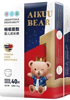 Подгузники-трусики AIKUUBEAR Dry And Absorbent XXXXL 18-20кг