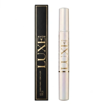 Маскирующий консилер Avon Luxe Люкс Оттенок: «Medium/Натуральный беж» SPF 15 Age Transforming Concealer 1,7 мл Антивозрастной корректор, крем, маскирующее средство для лица от пятен, прыщей и синяков под глазами
