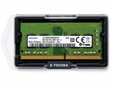 Оперативная память Samsung SODIMM 8GB DDR4 2400MHz (M471A1K43CB1-CRC)