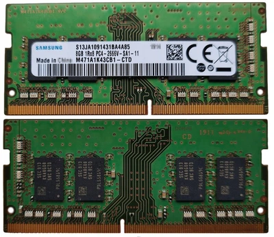 Комплект оперативної пам'яті для ноутбука Samsung 16GB (2x8GB) DDR4 2666MHz SO-DIMM 1Rx8 (M471A1K43CB1-CTD)