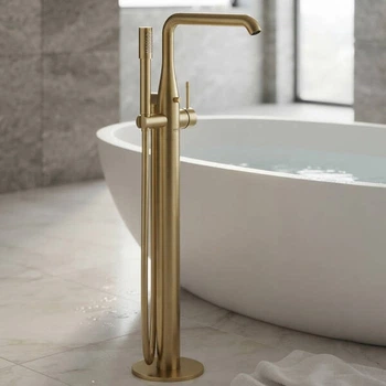 Змішувач для ванни Grohe Essence 25248GN1 підлоговий, брашоване золото