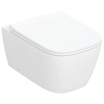 Унітаз підвісний Geberit Smyle Square 503.171.00.1 TurboFlush, із сидінням Softсlose, QuickRelease (Sandwich)