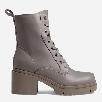 Женские демисезонные ботинки высокие Guess Juel 666149511 36.5 Серые (1160616473)