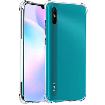 TPU чехол Epic Ease с усиленными углами для Xiaomi Redmi 9A Бесцветный (прозрачный) Без бренда