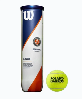 М'ячі тенісні для грунту Wilson Roland Garros Clay Court WRT125000 (4 шт.)