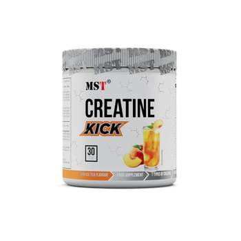 Комплексний креатин MST Creatine Kick 7in1 300 г персиковий чай, MST кік 7 форм креатину