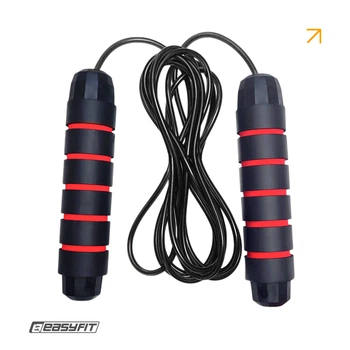 Скакалка для гимнастики EasyFit тренажер скоростной (инвентарь для бокса и гимнастики) EF-1912