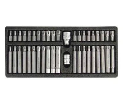 Набор отвёрточных насадок YATO RIBE TORX-T, 42 шт.