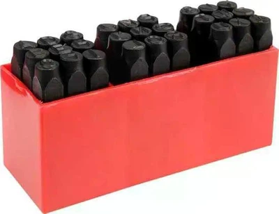 Набор буквенных трафаретов YATO YT-6863, 27 шт., 8 мм