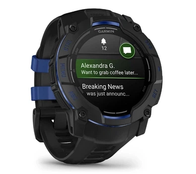 Смартгодинник Garmin Instinct 3 50мм GPS Чорно-синій