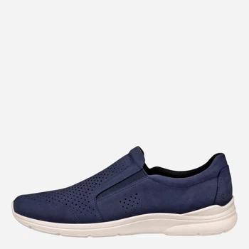 Чоловічі сліпони шкіряні ECCO Irving Slip-On Perf 51164402038 43 Сині (194891900058)
