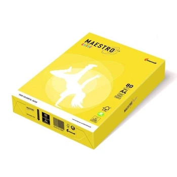 Папір кольоровий А4 80 г/м Maestro Color Neon Yellow жовтий NEOGB 1 аркуш