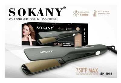 Утюжок SOKANY SK-1911 утюжок для волосся керамічний до 230°C з регулюванням температури