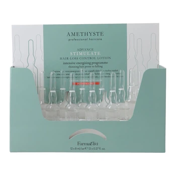 Ампули FarmaVita лосьйон для стимулювання росту волосся, 12*8 мл Hair-Loss Control Lotion ADVANCE STIMULATE AMETHYSTE