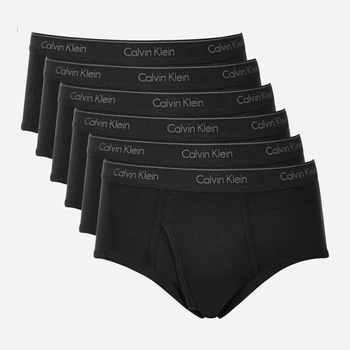 Набор трусов брифов мужских хлопковых Calvin Klein 641457381 XL 6 шт Черных (1160599071)