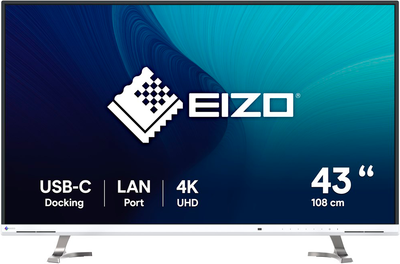 Монітор 42.5" EIZO FlexScan EV4340X-WH White (4995047067498)