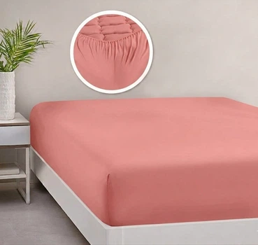 Простынь на резинке 14-1418 Peach Melba 100*200+25см Бязь