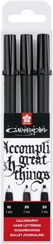 Набір ручок для каліграфії PIGMA CALLIGRAPHER 3шт Sakura