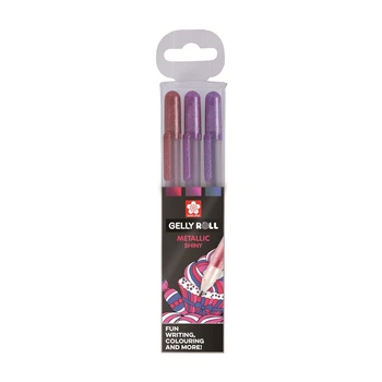 Набор гелевых ручек METALLIC SWEET 3кол. Sakura