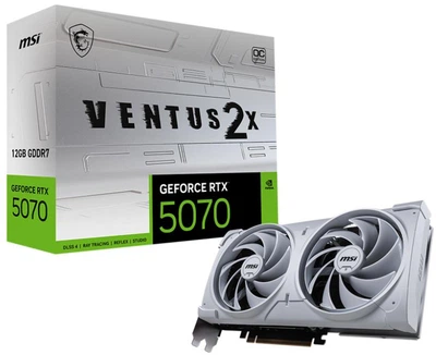 Відеокарта MSI GeForce RTX5070 VENTUS 12G 2X OC WHITE (V532-004)