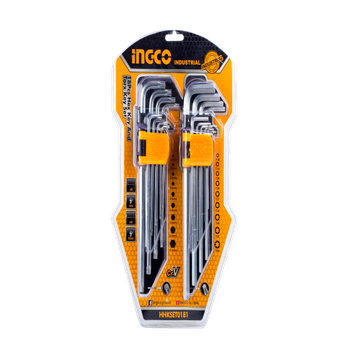 Набор шестигранных ключей + Torx 18шт S2 INGCO INDUSTRIAL