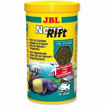 Основной корм в форме палочек JBL Novo Rift для растительноядных цихлид, 1 л