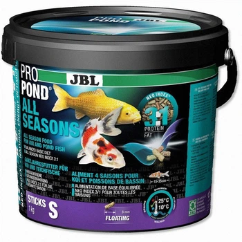 JBL корм ProPond Все сезоны S 1kg, 41245