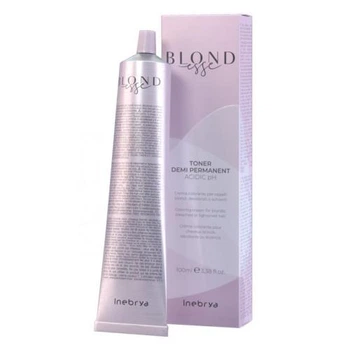 Демиперманентный тонер Inebrya Blondesse Toner Caramel для поддержания холодных и трендовых оттенков блонда 100 мл