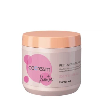 Маска Inebrya Keratin Restructuring Mask з кератином для інтенсивного відновлення волосся 500 мл