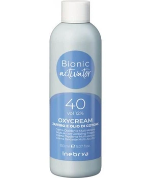 Крем-окислитель сапфир-коллаген Inebrya Bionic Activator Oxycream 40 Vol 12% для усиления яркости цвета окрашенных волос 150 мл