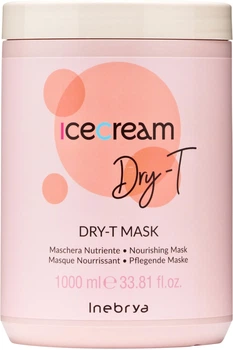 Маска Inebrya Ice Cream Dry-T Mask для питания и восстановления сухих, вьющихся и окрашенных волос 1000 мл