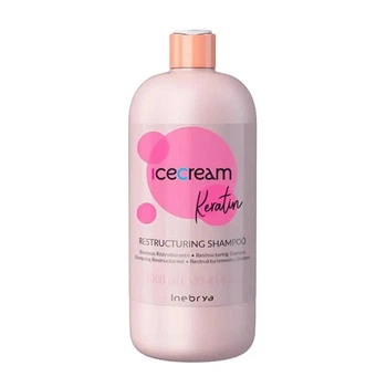 Шампунь Inebrya Keratin Restructuring Shampoo с кератином восстановления ослабленных, ломких и химически обработанных волос 1000 мл