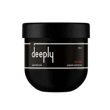 Сахарный скраб deeply citrus ritual sugar body scrub для разглаживания кожи тела с цитрусовым ароматом, 250 мл