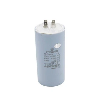 Конденсатор пуско-рабочий 100 мкФ 450 В (100uF 450V) CBB60, с клеммами