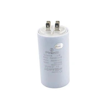 Конденсатор пуско-рабочий 50 мкФ 450 В (50uF 450V) CBB60, с клеммами