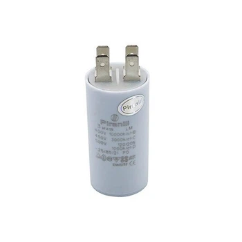 Конденсатор пуско-рабочий 3 мкФ 450 В (3uF 450V) CBB60, с клеммами
