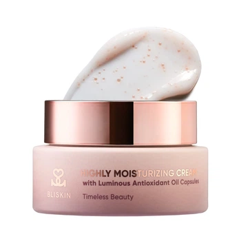 Интенсивно увлажняющий крем с сияющими антиоксидантными капсулами BLISKIN Highly Moisturizing Cream with Luminous Antioxidant Oil Capsules 50 мл