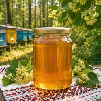 Мед липовый натуральный + лесное разнотравье 0,5 л (700грамм) урожай 2026г.